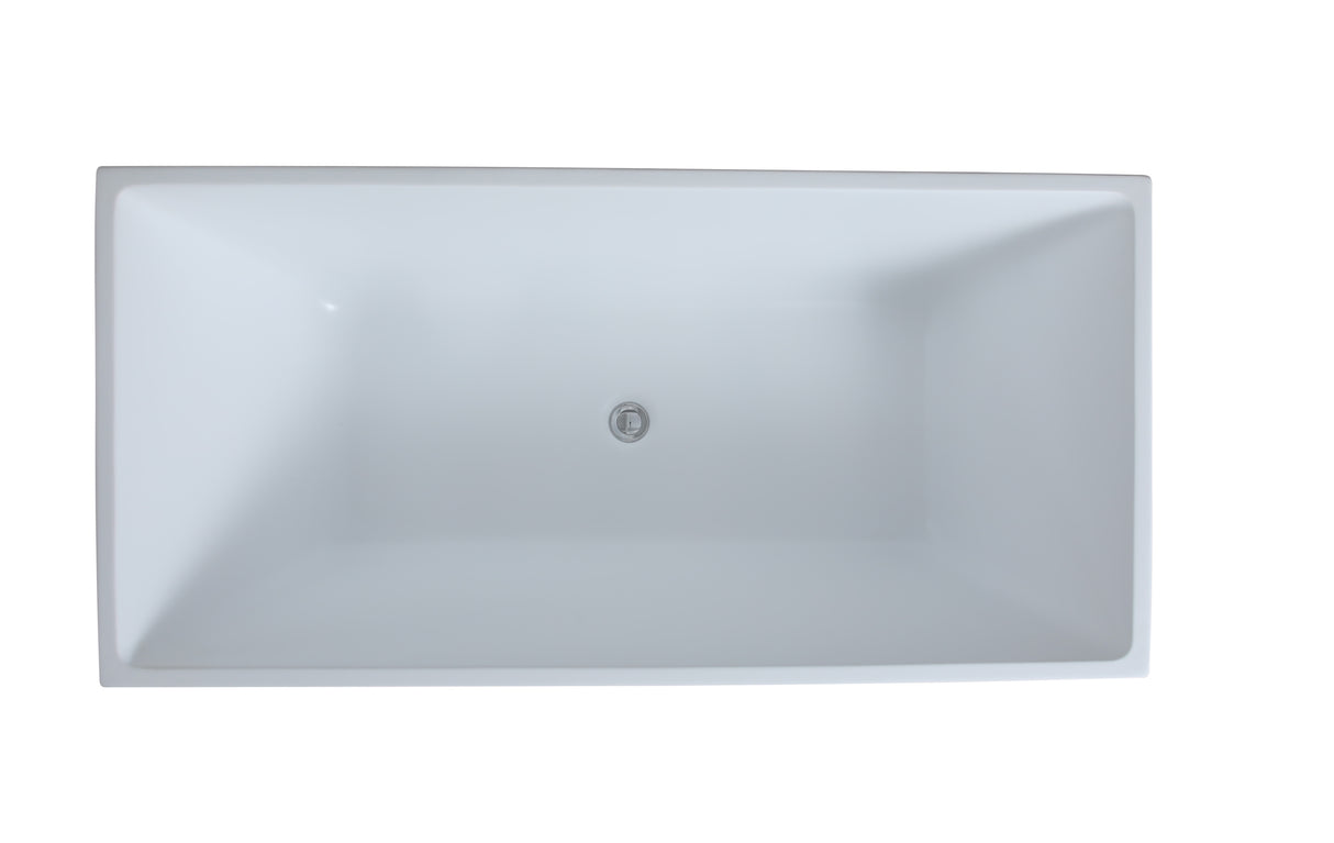 THBT1400MW Back to Wall Bathtub — detail 3