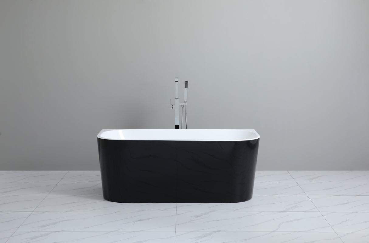 Elivia ELBT1500B Back to Wall Bathtub — detail 2