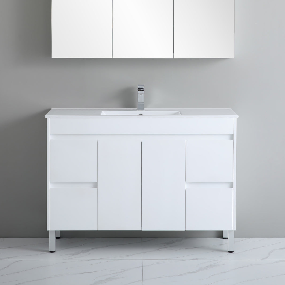 Polar Free-Standing PVC Vanity P124LG