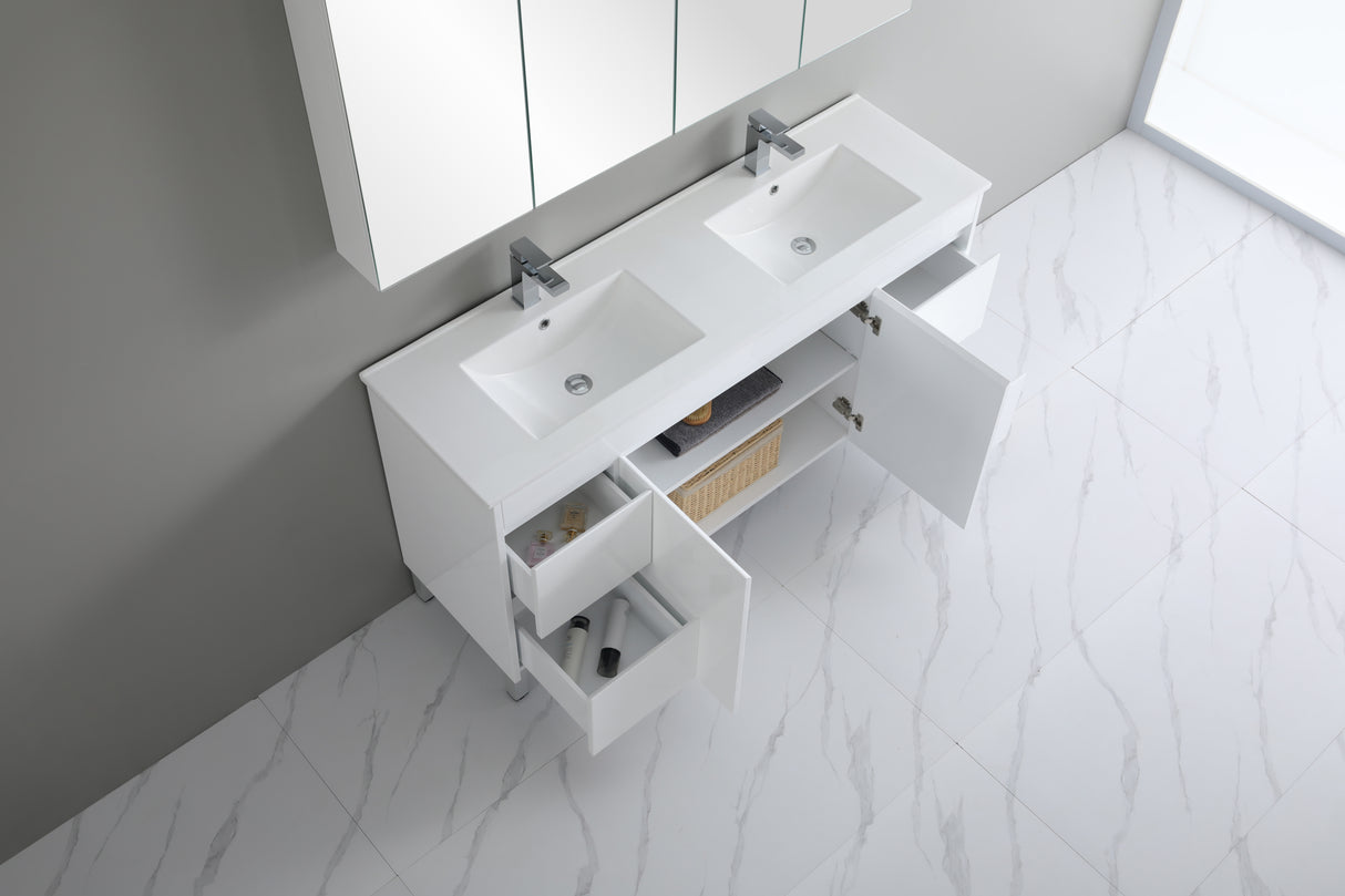 Polar Free-Standing PVC Vanity P154DLG — detail 3