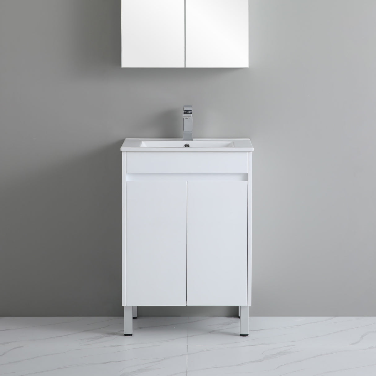 Polar Free-Standing PVC Vanity P64LG