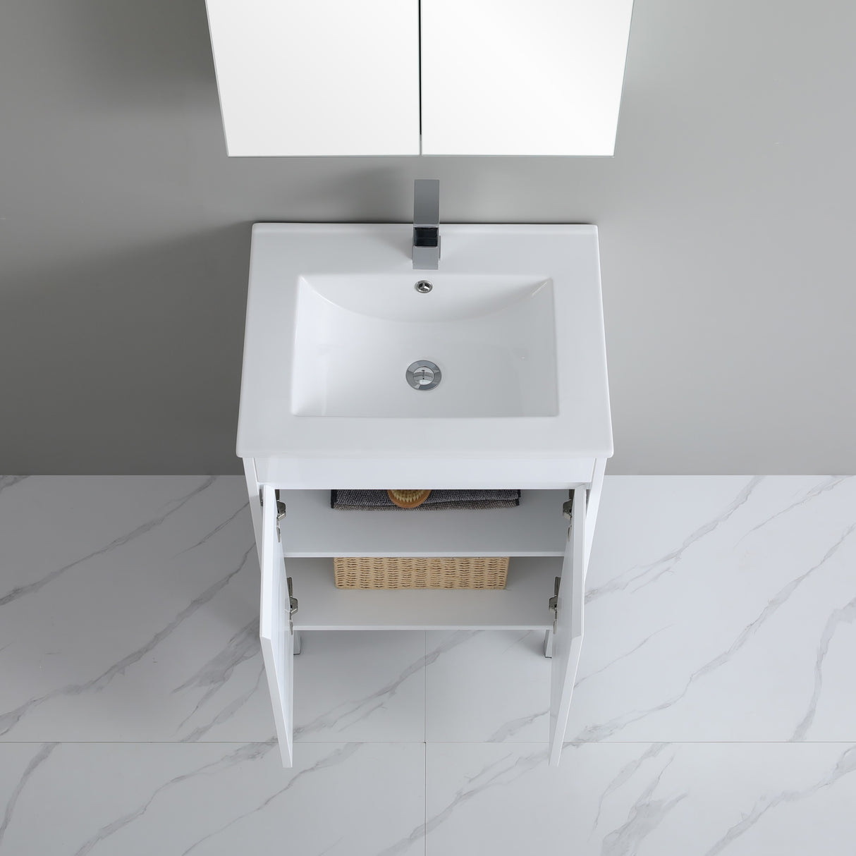 Polar Free-Standing PVC Vanity P64LG — detail 3