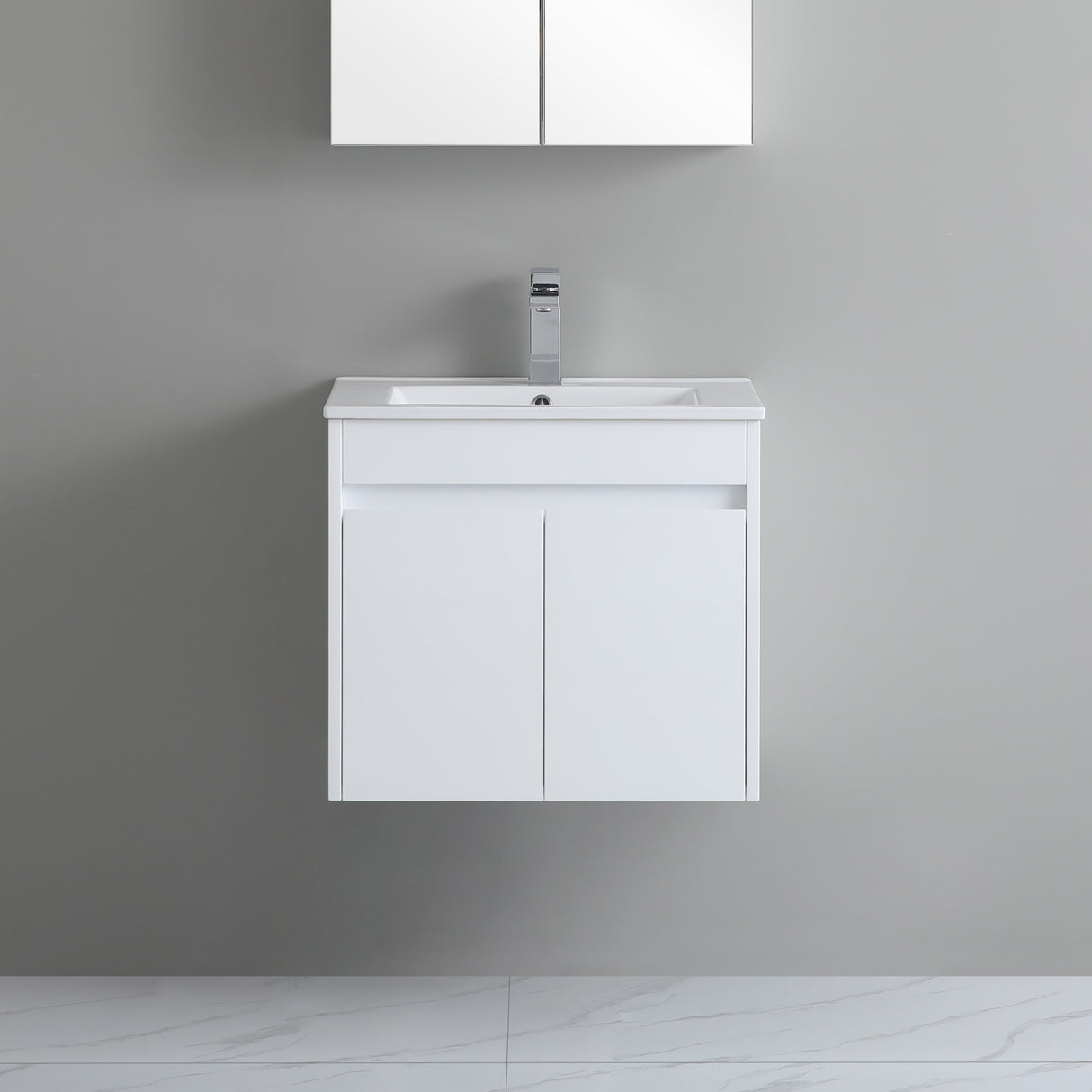 Polar Ensuite Wall-Hung PVC Vanity P63WH