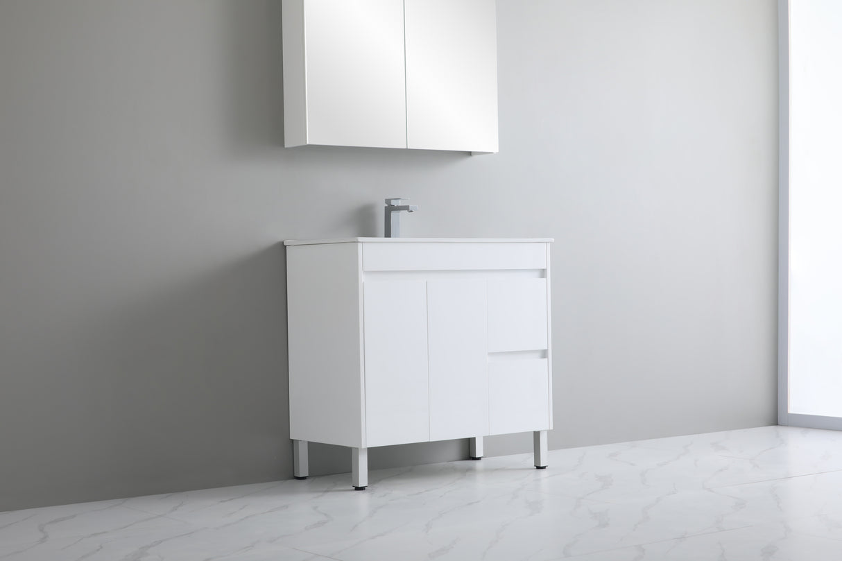 Polar Free-Standing PVC Vanity P93RLG — detail 2