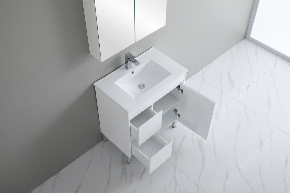 Polar Ensuite Free-Standing PVC Vanity P73LLG — detail 3