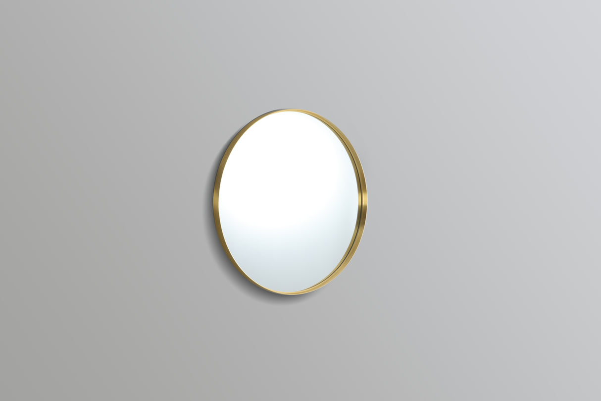 Oliva Round Yellow Gold Frame Mirror KR800F-BG — detail 2