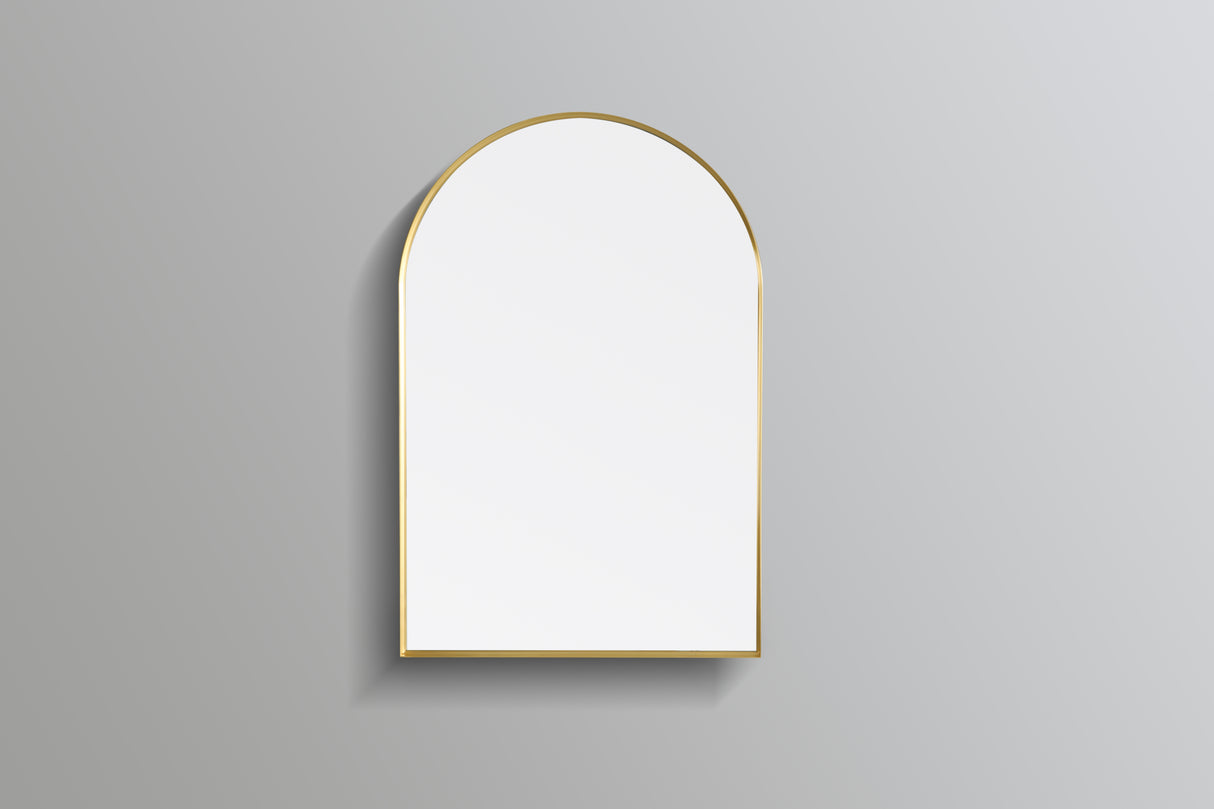 Oliva Arch Yellow Gold Frame Mirror KAR6090F-BG