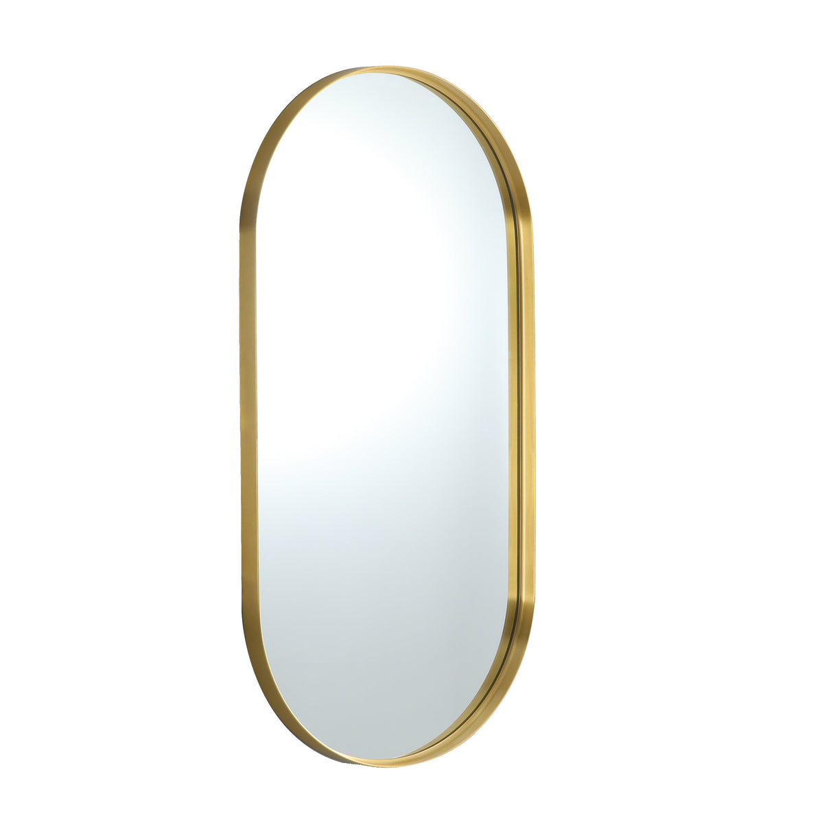 Vetra Aluminum Framed Mirror 5mm Copper Free with Safety Film 450*900/600*1000mm VOFM4590/VOFM60100-MB/BN/GM — detail 3