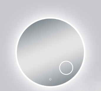 Luna Backlit LED Mirror With Magnifier Smart Touch Free Controls 900*900mm ORBM900-M — detail 3