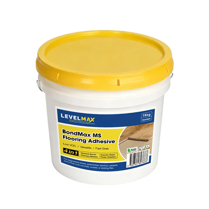 LEVELMAX BondMax 4-in-1 MS Polymer Timber Flooring Adhesive 15kg