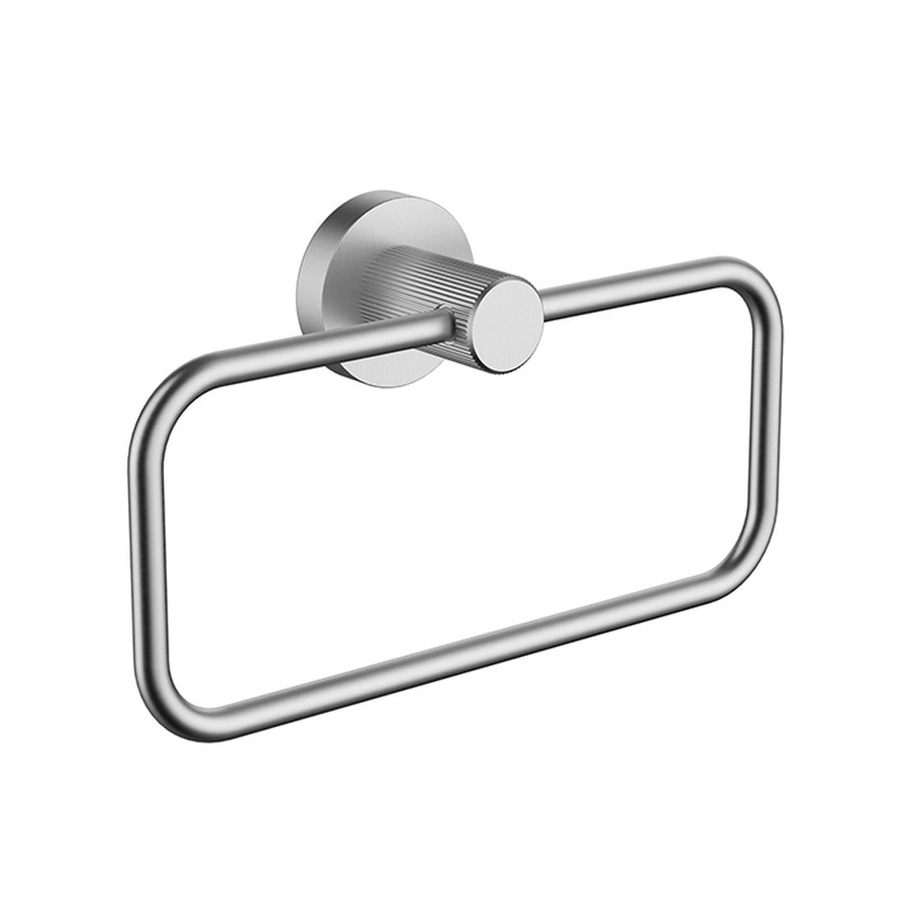 Linie Towel Ring In Brushed Nickel Brushed Nickel