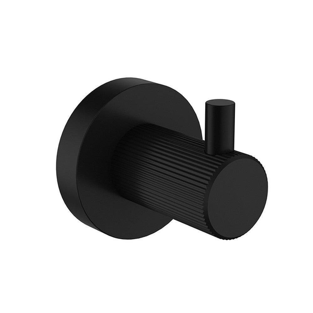 Linie Robe Hook In Matt Black Matt Black
