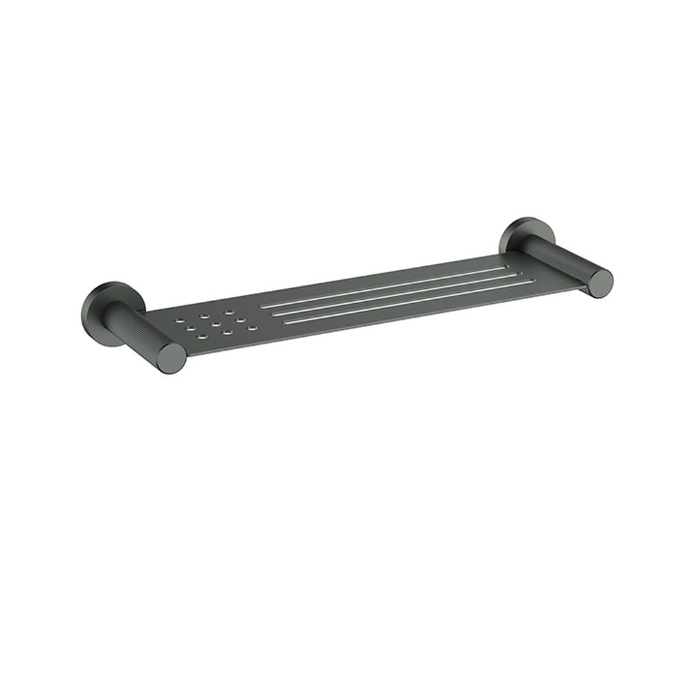 Linie Metal Shelf In Gun Metal Gun Metal