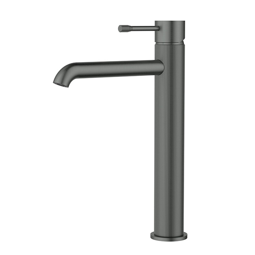 Linie Basin Mixer High Rise Gunmetal Gun Metal
