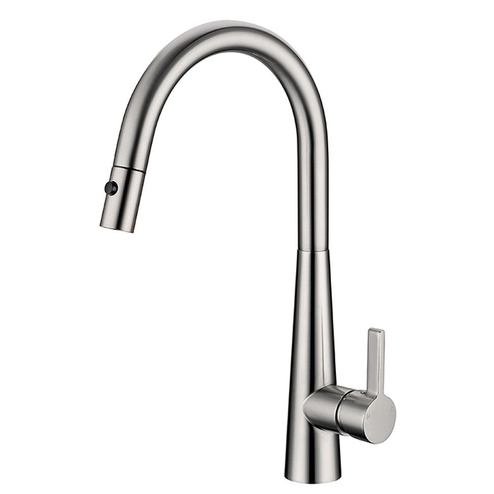 Luxa Pull Out Sink Mixer In Brushed Nickel Lead Free Brushed Nickel