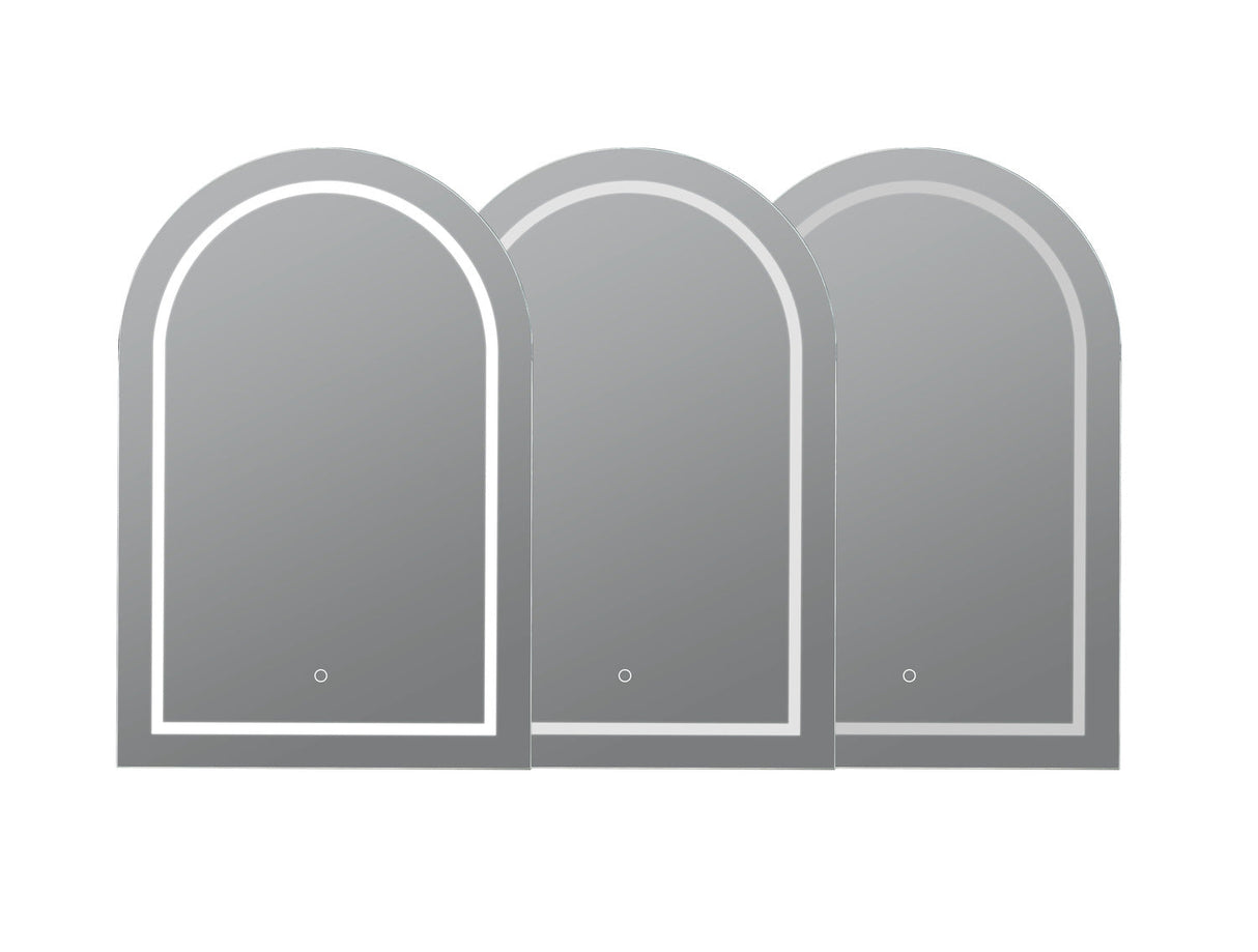 Lumero LED PVC Mirror Shaving Cabinet 600x900x155mm LARSV6090MW-LED/LARSV6090MB-LED — detail 10