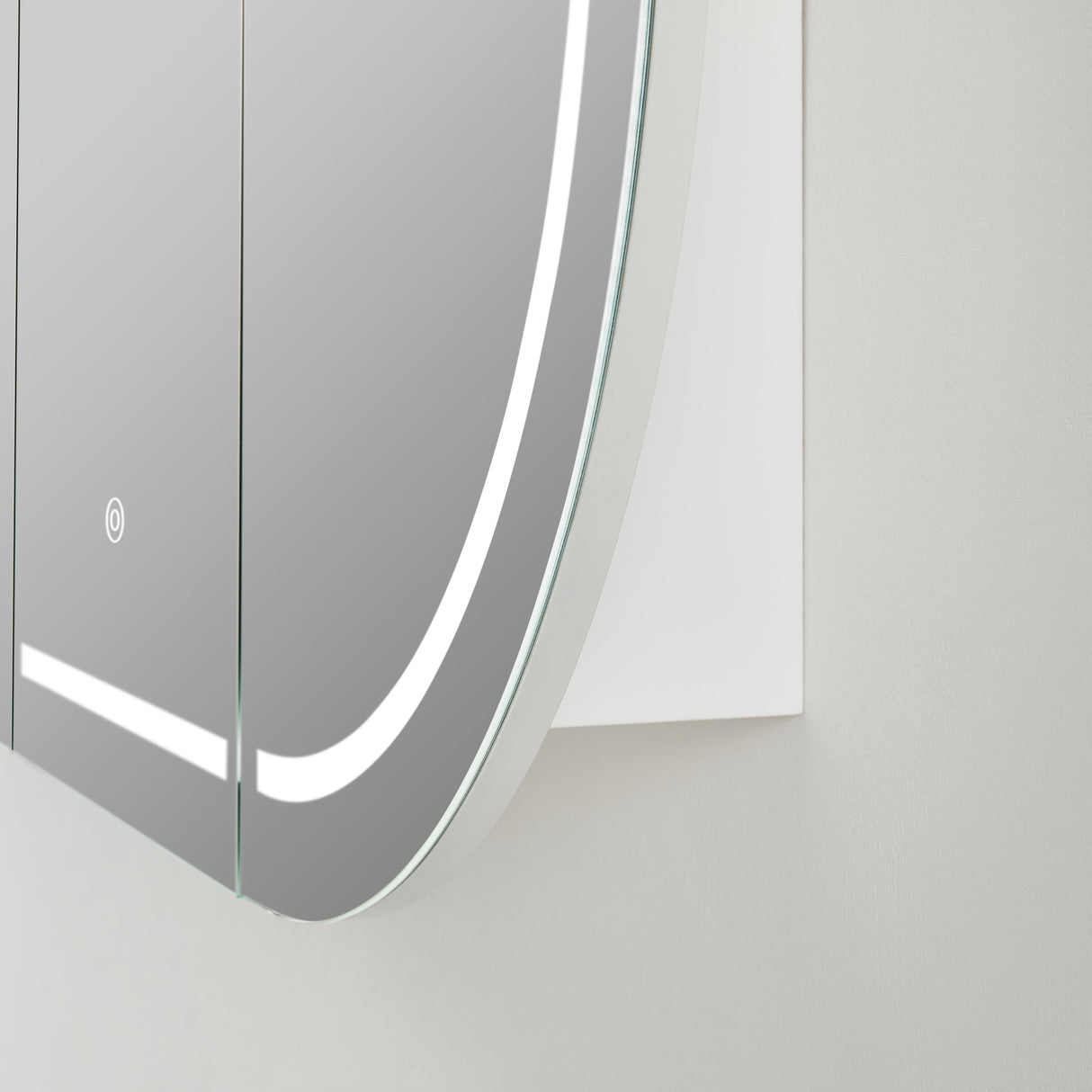 Lumero LED PVC Mirror Shaving Cabinet 1200/1500 LOSV1275MW-LED/LOSV1275MB-LED — detail 6