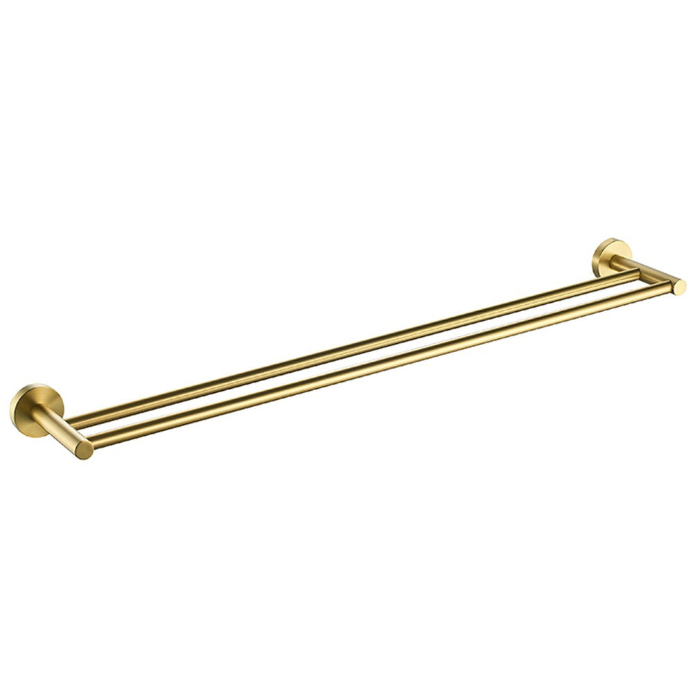 Otus Towel Rail Double Brushed Gold 750mm Brushed Gold