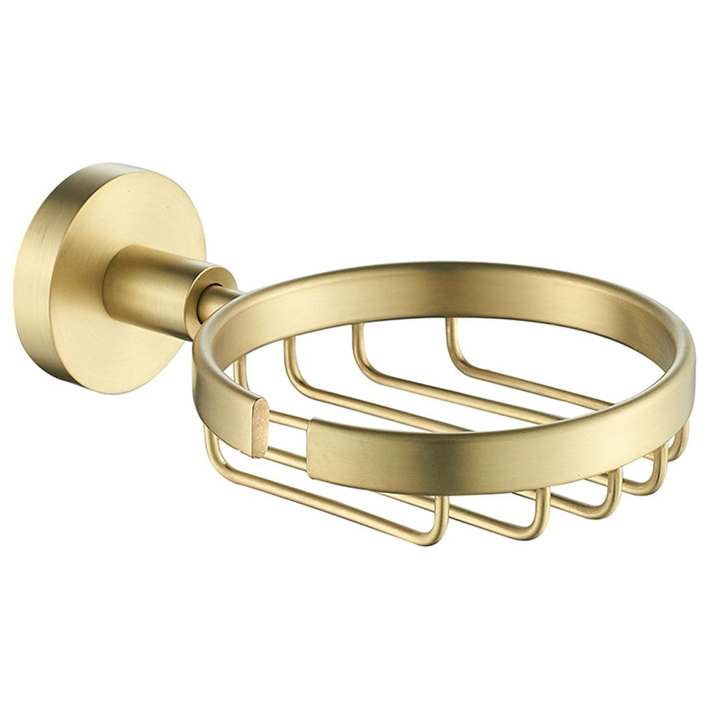 Otus Soap Dish Wire Brushed Gold Brushed Gold