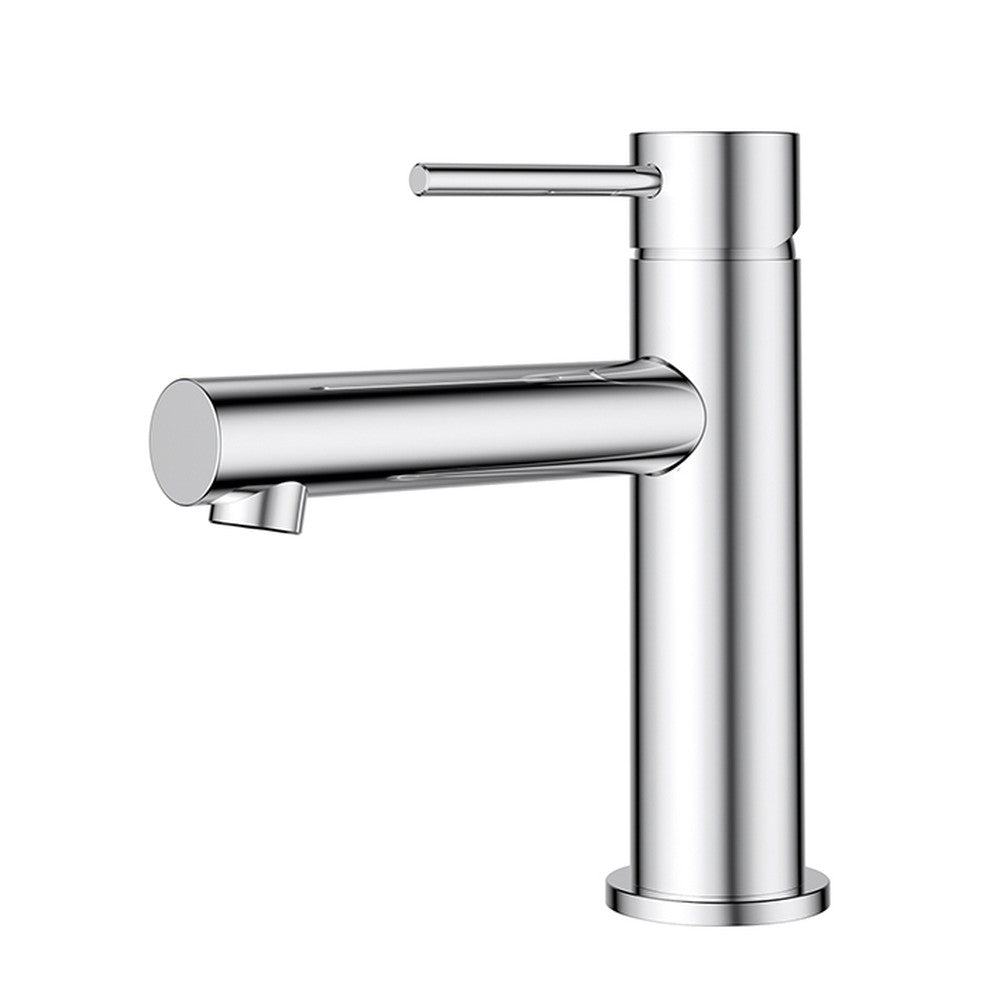 Otus Slimline SS304 Basin Mixer Straight Spout Chrome Chrome