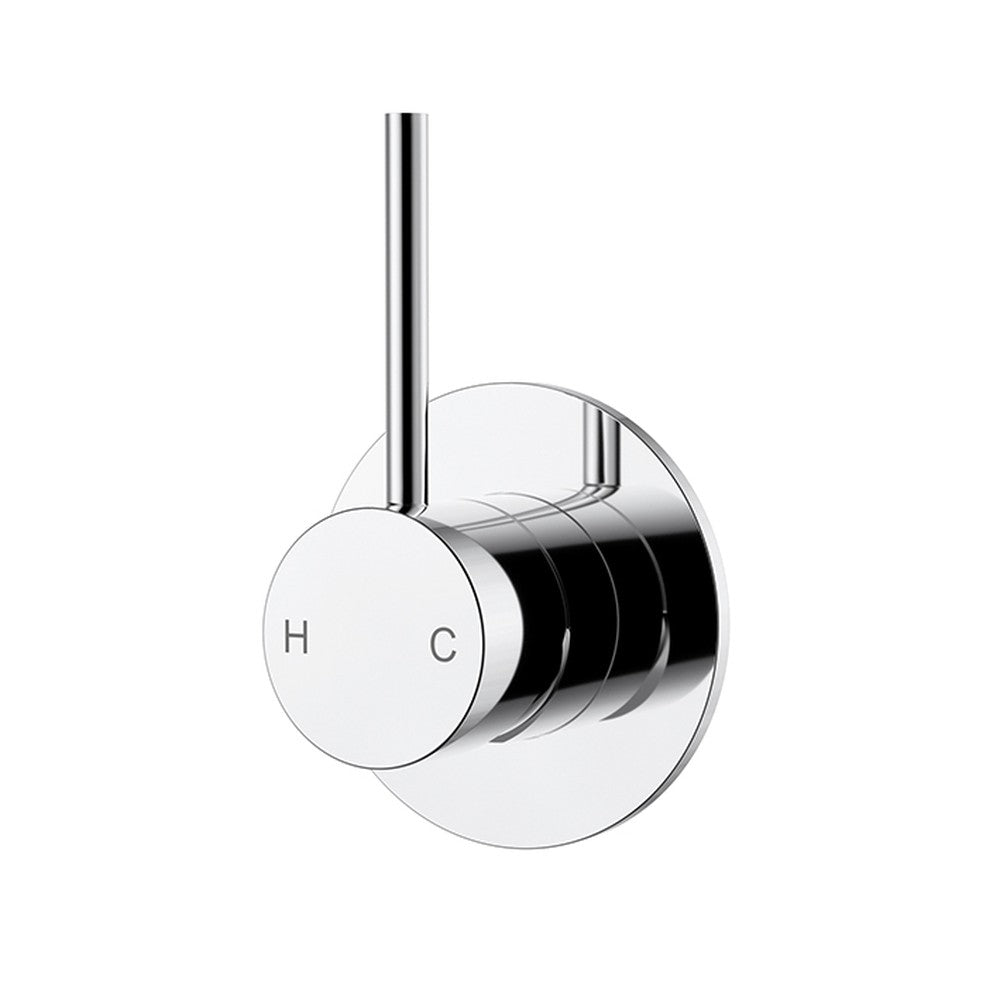 Otus Slimline SS304 Wall Mixer Trim Kit Chrome Chrome