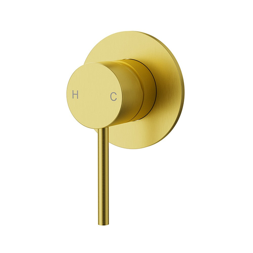 Otus Slimline SS304 Wall Mixer Trim Kit Brushed Gold Brushed Gold