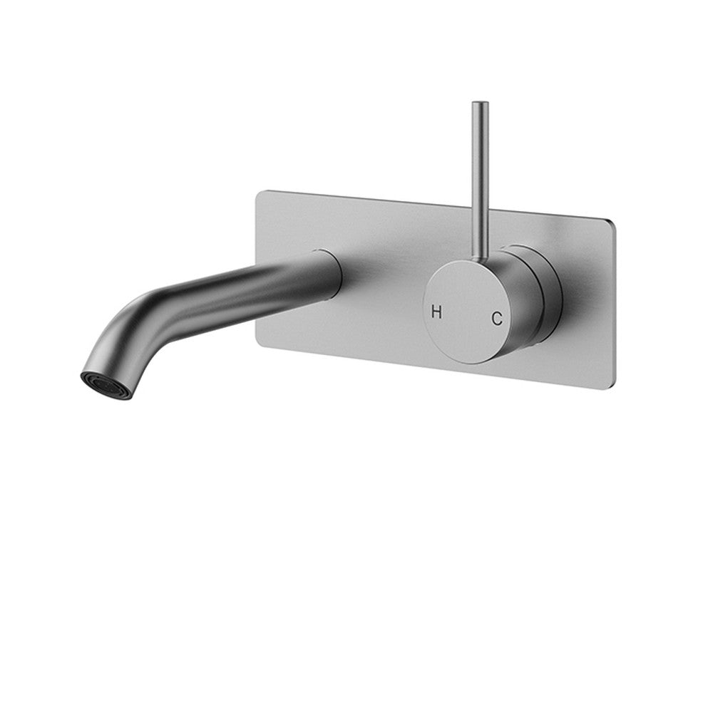 Otus Slimline SS304 Wall Basin Mixer Trim Kit Chrome Chrome