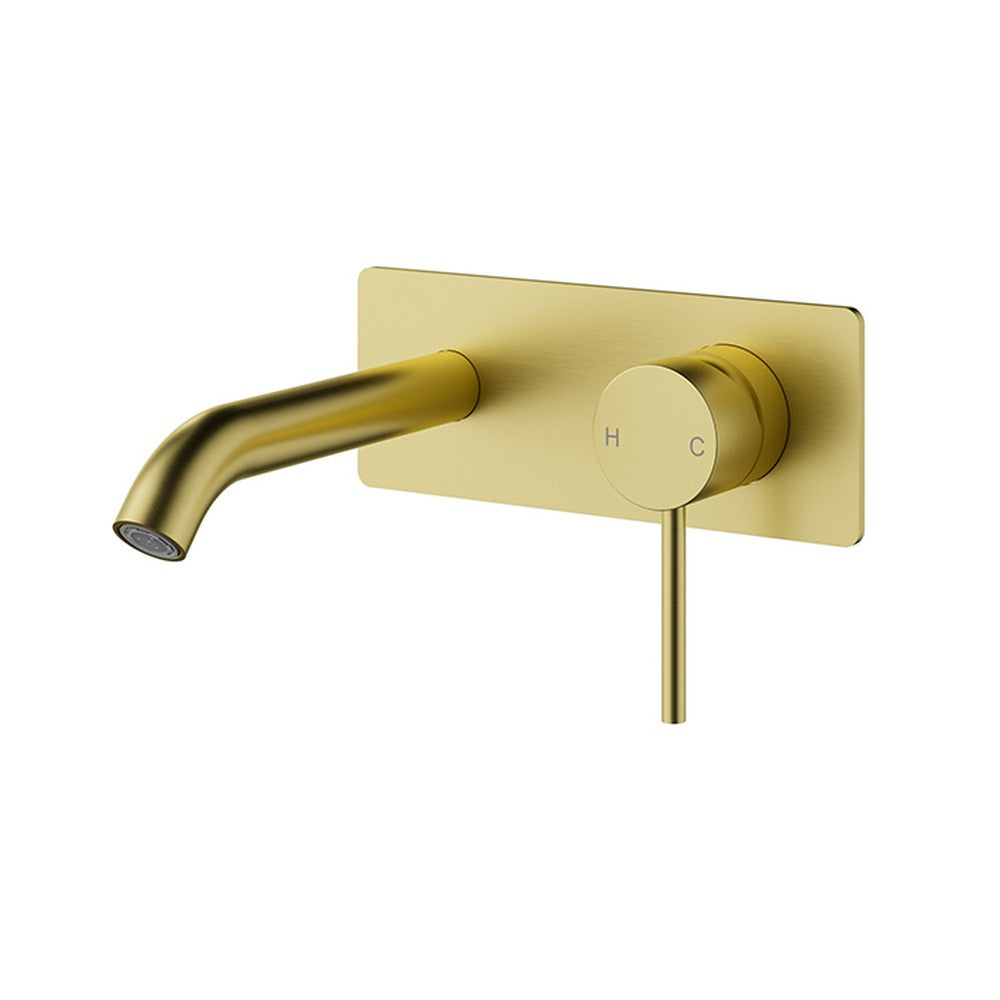 Otus Slimline SS304 Wall Basin Mixer Trim Kit Chrome Chrome