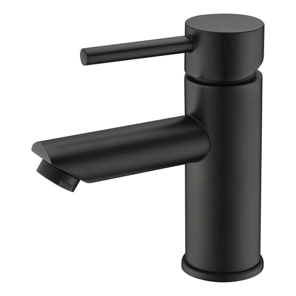 Otus Pin Handle Basin Mixer (Matt Black) Lead Free Matt Black
