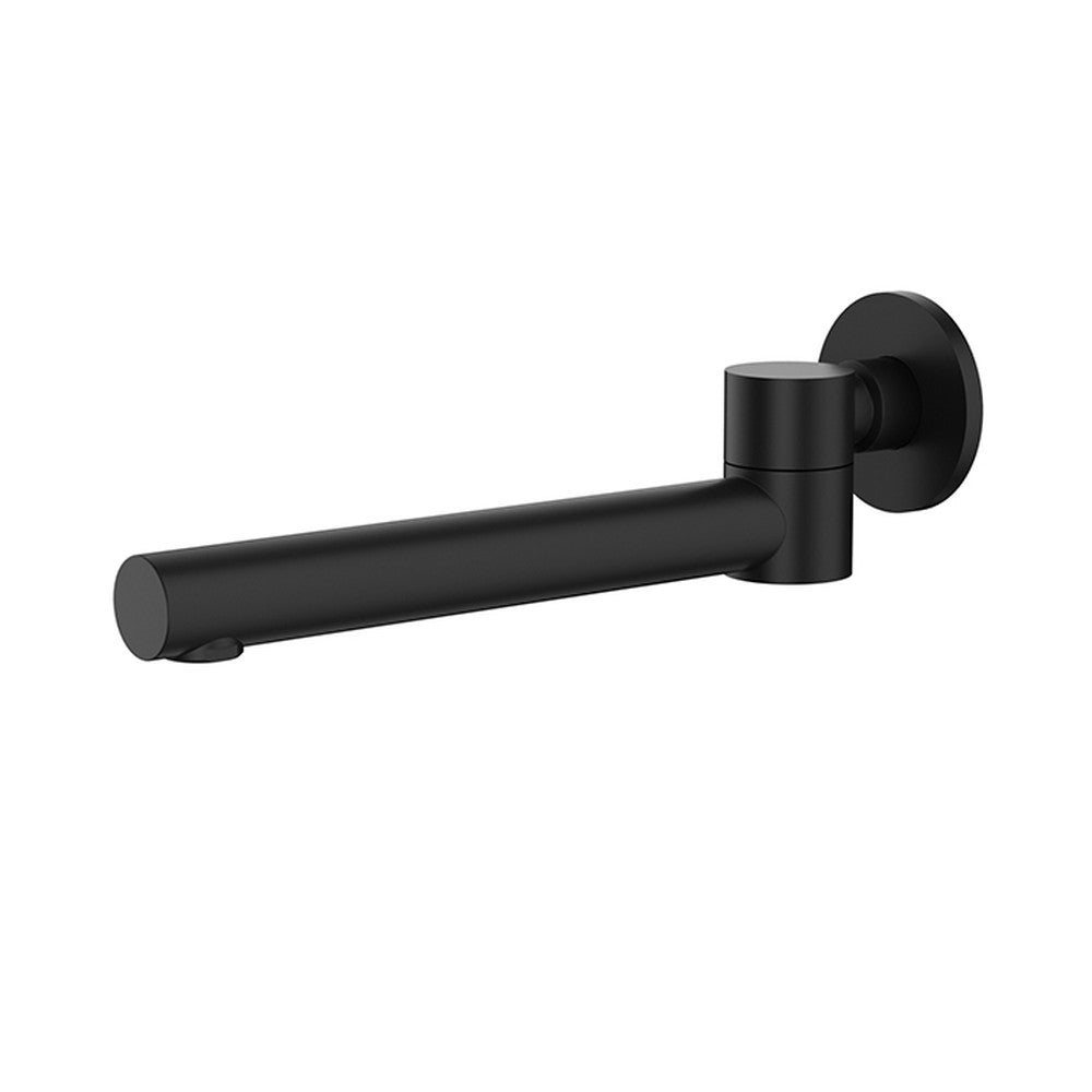 Otus Swivel Bath Spout Matt Black Lead Free Matt Black