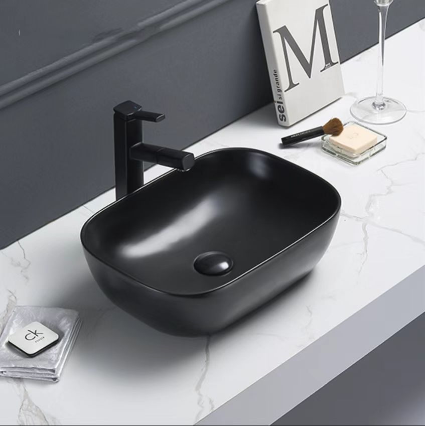 PA4632MB Above Counter Basin Matte Black(Rectangle: 460*320*135mm)