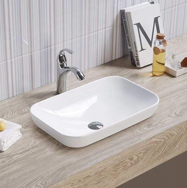 PI5134 Gloss White – Inserted Basin (Rectangle: 520*340*155mm)