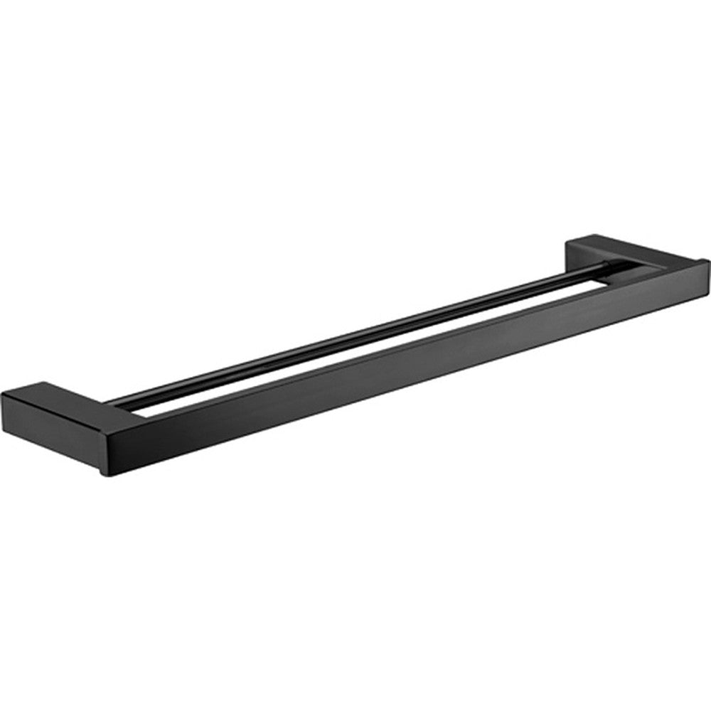 Rosa Towel Rail Double Matt Black 610mm Matt Black