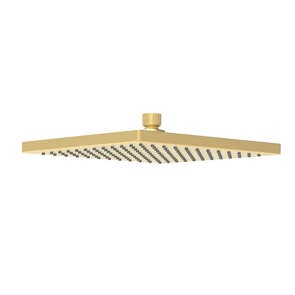 Rosa Shower Head Square Brushed Gold 250mm Brushed Gold