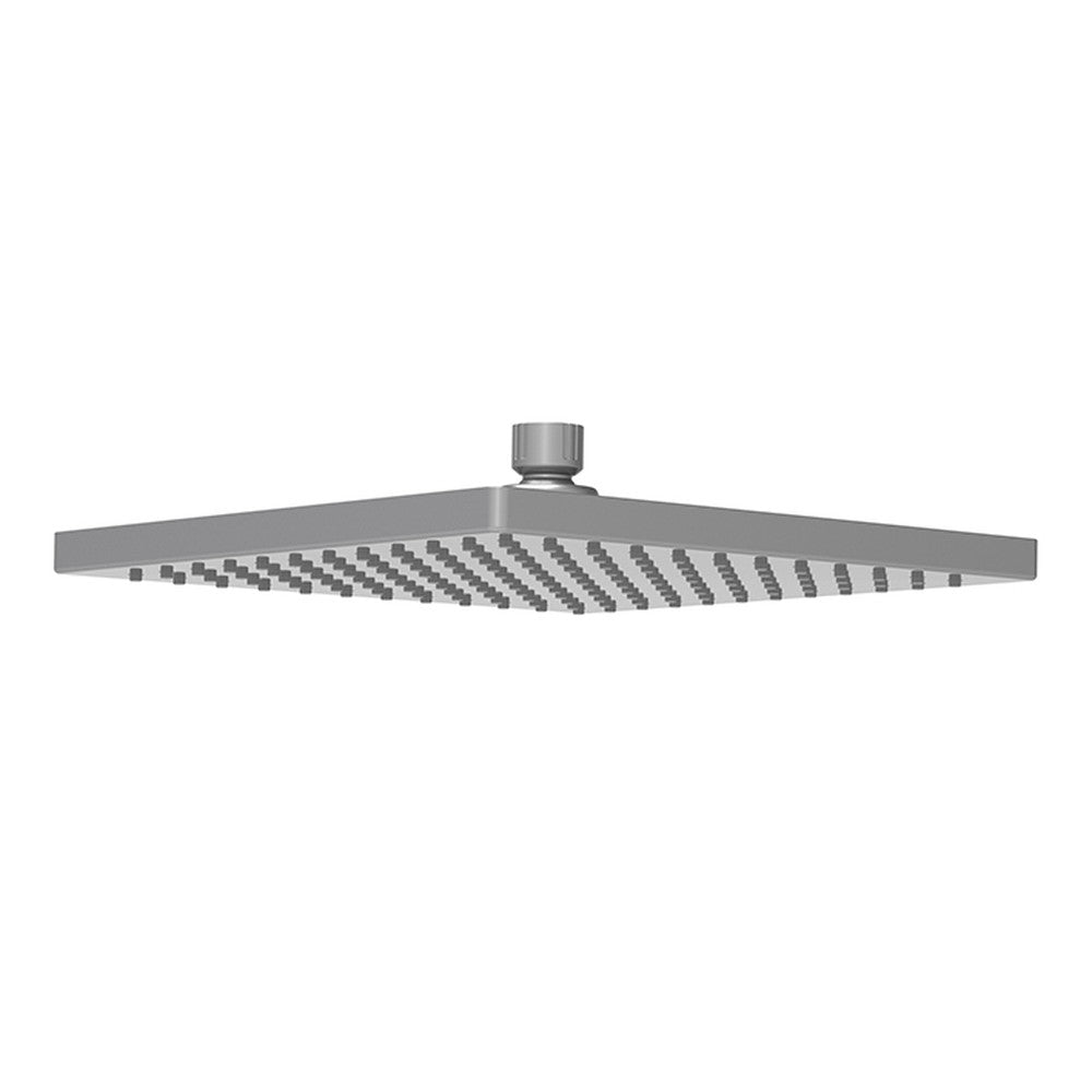 Rosa Shower Head Square Gunmetal 250mm Gun Metal