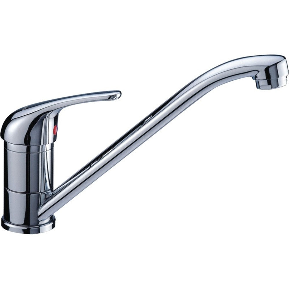 Ruby Slim Rectangle Handle Sink Mixer 35 mm Lead Free Chrome