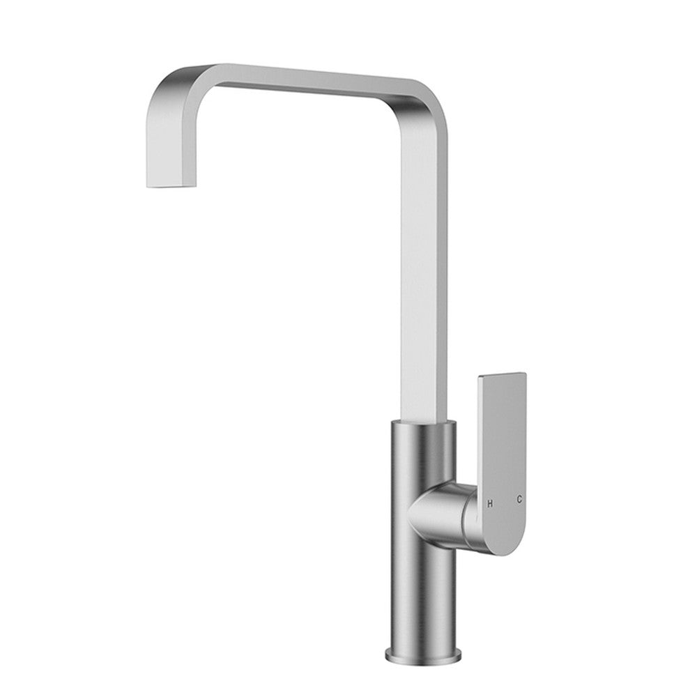 Ruki Basin Mixer Brushed Nickel Lead Free Brushed Nickel
