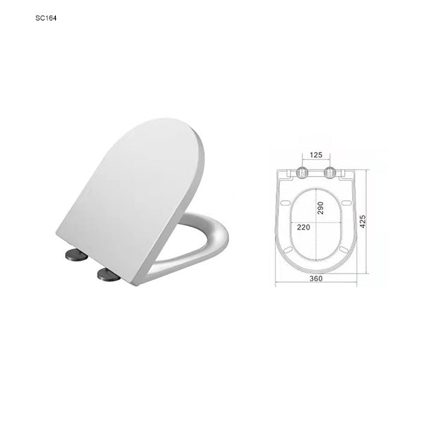 Antibacterial Toilet Seat Cover for Multiple Models SC1064 — detail 2