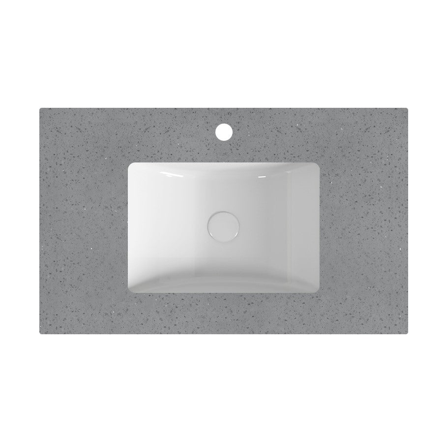 Speckle Grey Stone Top With Undermount Basin PU4532