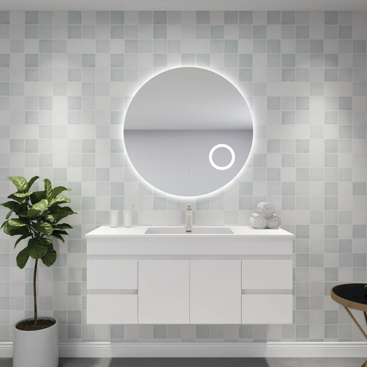 OR900BMM LED Backlit Mirror with Magnifier — detail 3