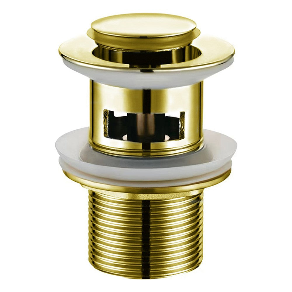 Pop-up Waste Basin Overflow Brushed Gold 32mm Brushed Gold