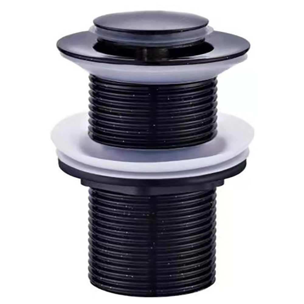 Pop-up Waste Basin Non Overflow Matt Black 32mm Matt Black