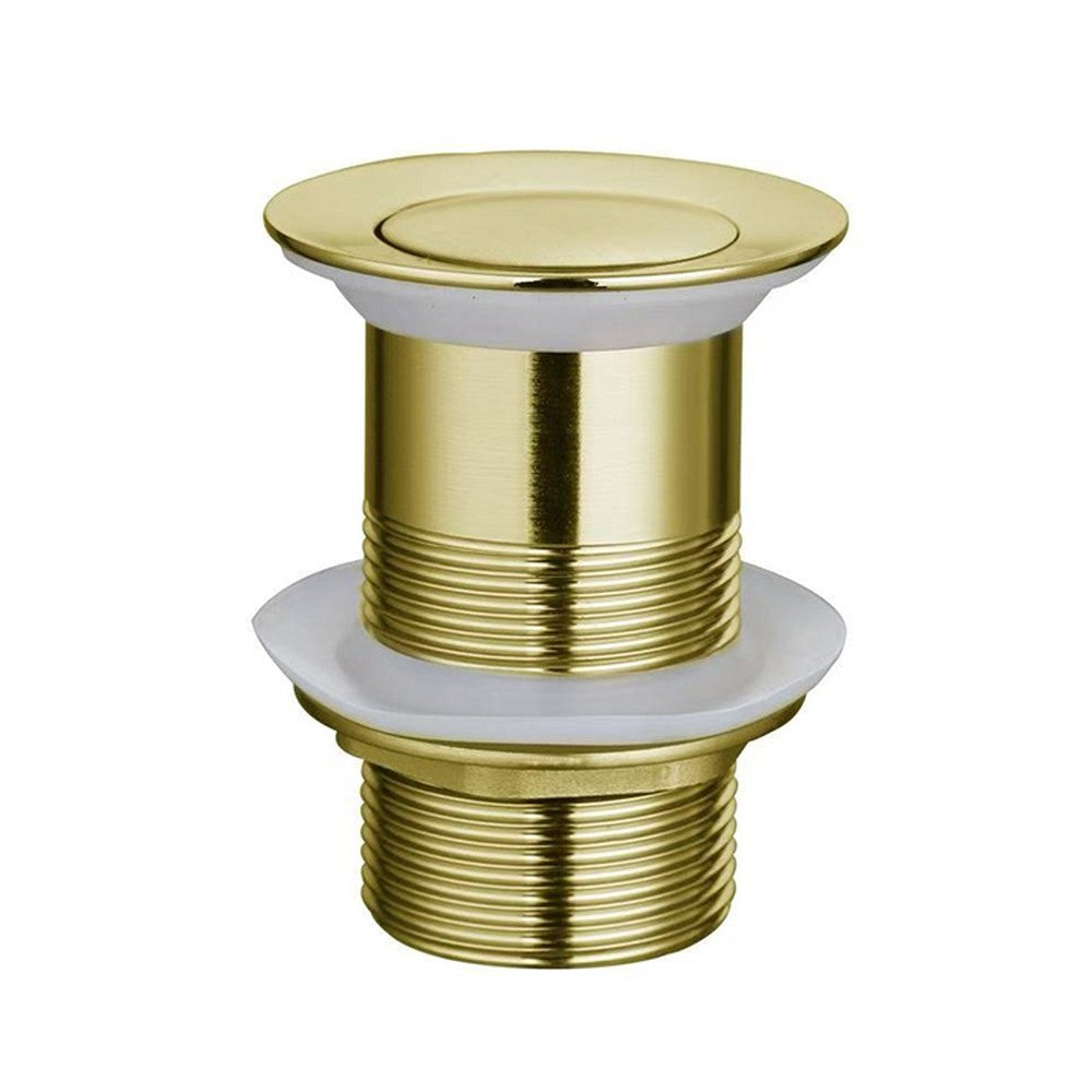 Pop-up Waste Basin Non Overflow Brushed Gold 32mm Brushed Gold