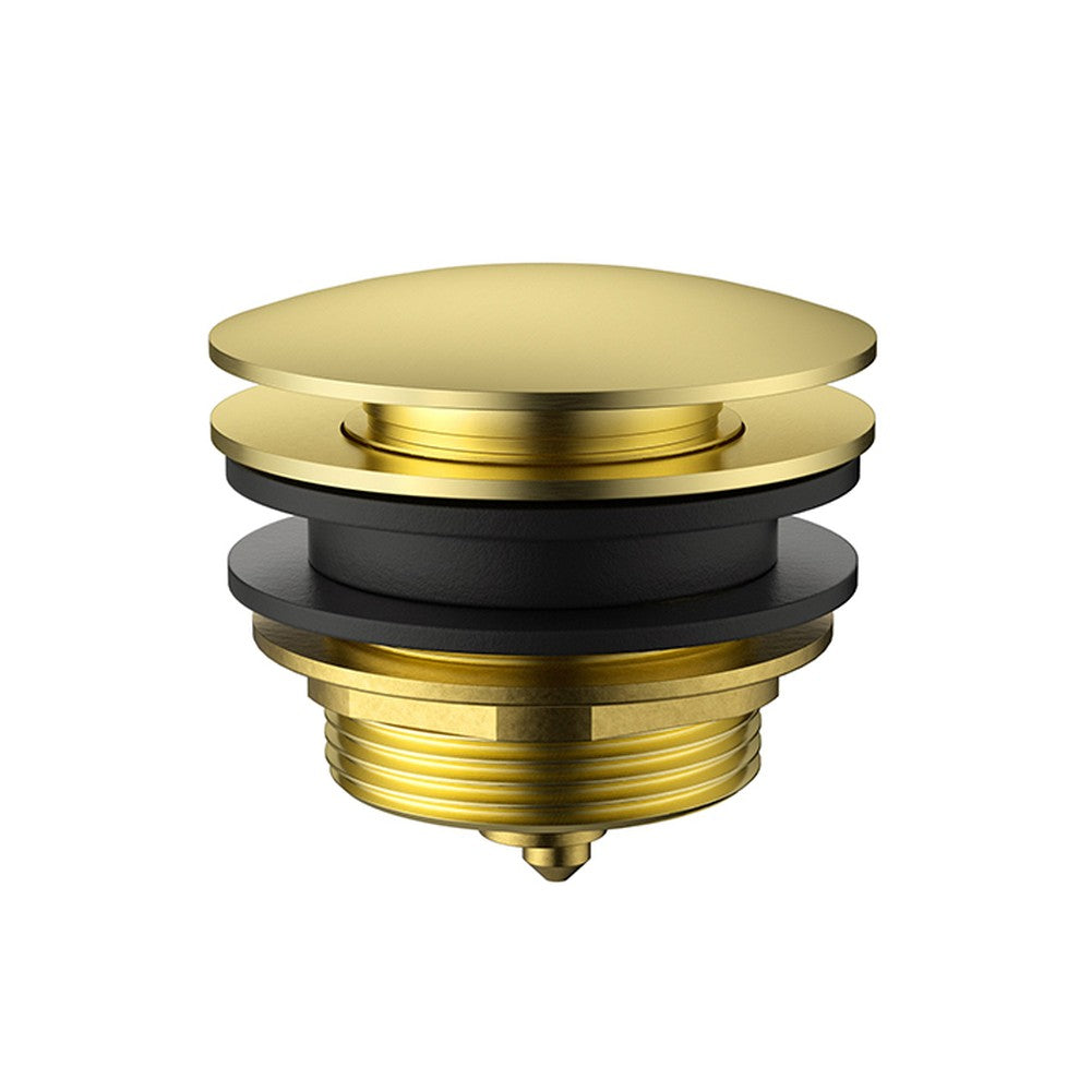 Pop-up Waste Bath Non Overflow Brushed Gold 40mm Brushed Gold