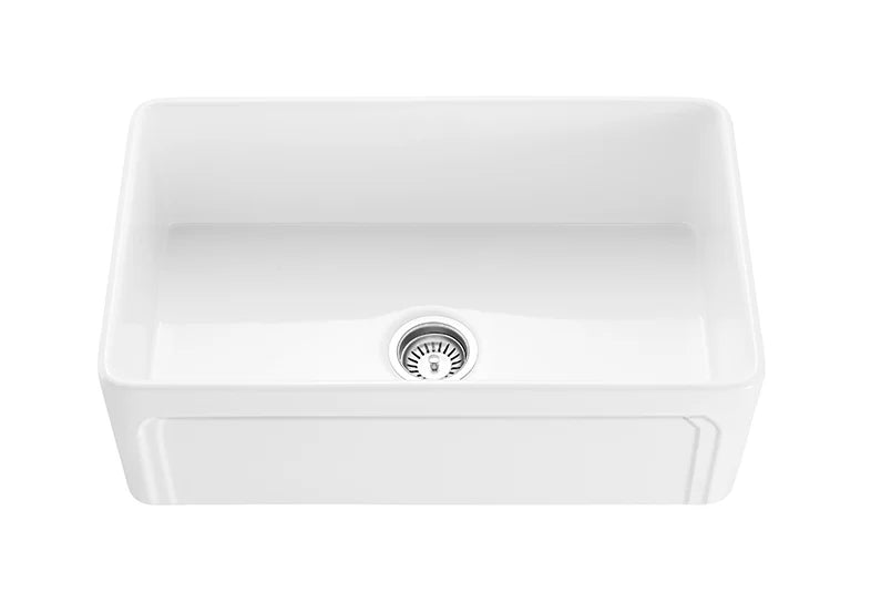 Kensington Fireclay farrmhouse sink 758*453*254mm (FCS758) — detail 2