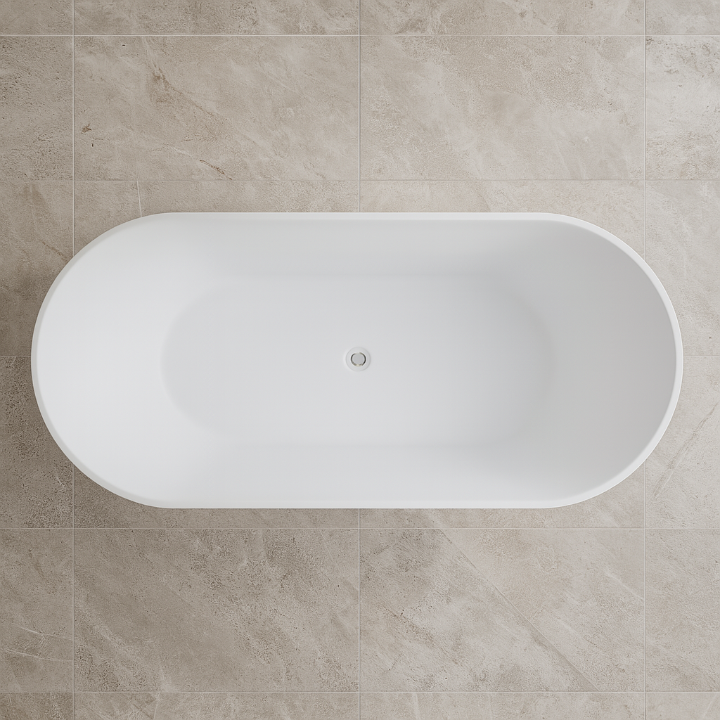 Ayana Fluted Freestanding Bathtub 1500/1700 ABAT1500/1700-GW/MW/MB — detail 3