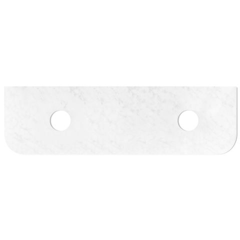 Bondi 1800mm Woodland Oak Fluted Curve Vanity with Cloudy Carrara Top — detail 7
