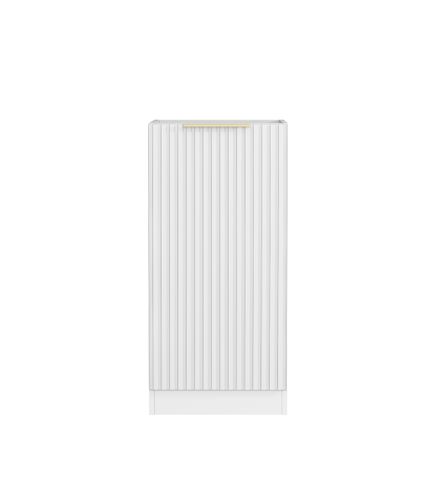 Noosa Laundry 415 Fluted White Base Cabinet