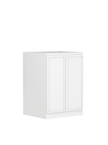 Hampshire White Base Laundry Cabinet with 1300mm Pure White Top — detail 3