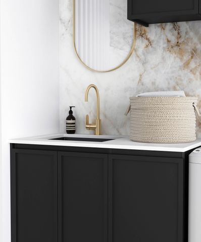 Laundry Kit 1715A Hampshire Black with Pure White Top — detail 2